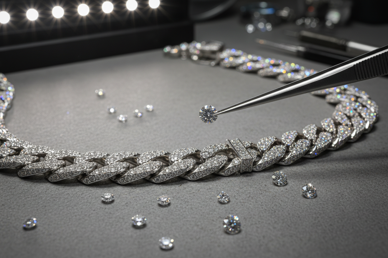 cuban chain should have diamonds